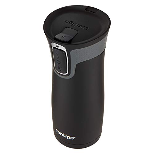 Contigo Vaso Termico West Loop Autoseal, Termo Café, Taza de Viaje en acero inoxidable, Vaso Termo antigoteo, Copa con Tapa fácil de limpiar sin BPA, 470 ml