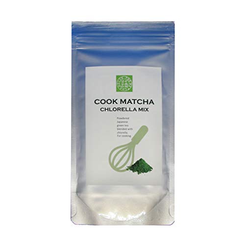 Cook Matcha Chlorella Mix 100 g - Té verde japonés y chlorella en polvo, Grado Culinario/The Matcha House, ideal para preparar pastel, pan, galletas, etc.
