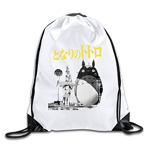 coreco mi vecino totoro cordón mochila Bolsa Bolsa, Blanco