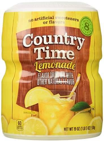 Country Time Lemonade Drink Mix, 19 oz, Makes 8 qt