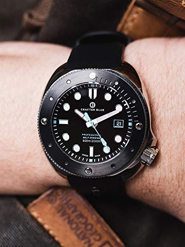 CRAFTER BLUE Hyperion Ocean 600M Reloj de hombre automático hecho en Suiza Diver