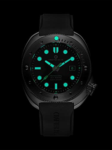 CRAFTER BLUE Hyperion Ocean 600M Reloj de hombre automático hecho en Suiza Diver