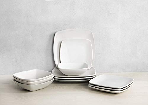 Creative Tops Raven White Dinner Set, Ceramic, Blanco