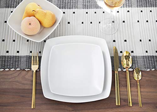 Creative Tops Raven White Dinner Set, Ceramic, Blanco