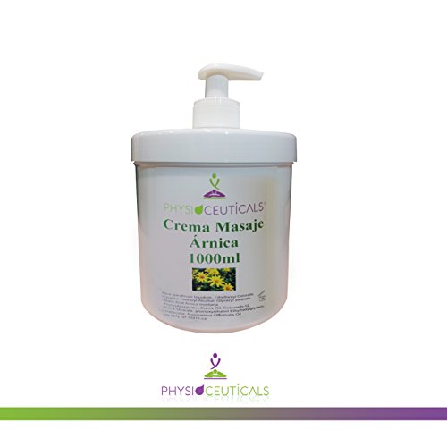 CREMA MASAJE ARNICA 1000ML. DOLORES MUSCULARES Y ARTICULACIONES Valvula dosificadora GRATIS