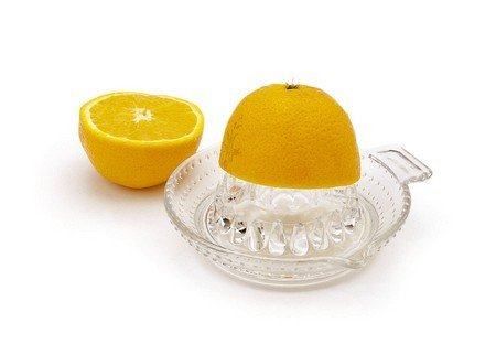 Cristal limón exprimidor