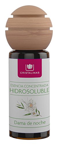 CRISTALINAS. Esencia para Humidificador ultrasonico. Esencia para difusor de Aromaterapia. Humidificarores ambientadores. Aceite Natural. Esencia concentrada Hidrosoluble. 25ml. Aroma Dama de noche