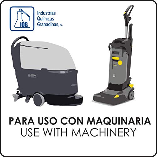 Cristalizador B de IQG. Líquido cristalizador para abrillantar suelos de terrazo, mármol, etc. nuevos o deteriorados por el tránsito. Uso con máquina industrial o doméstica. (5 L)