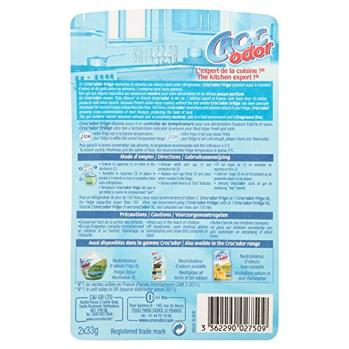 Croc Odor Nevera Desodorante Pack Doble