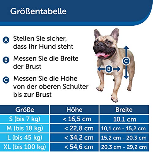 Croci C6066234 Staywell - Aleta de Aluminio para Perros, L