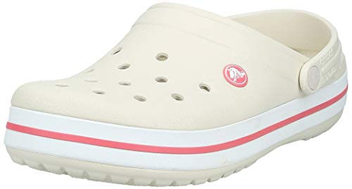 Crocs Crocband U, Zuecos Unisex Adulto, Beige (Stucco-Melon 1AS), 38-39 EU