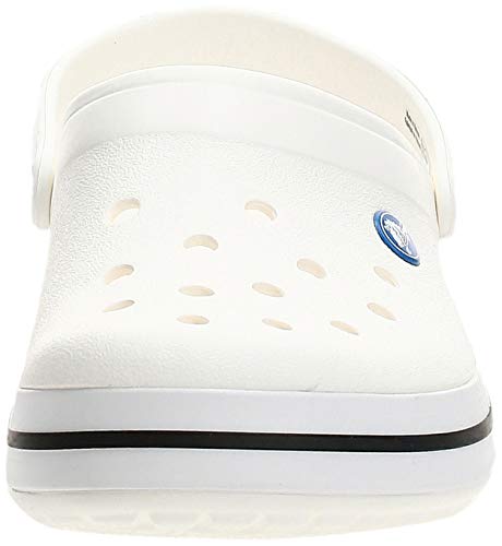 Crocs Crocband U, Zuecos Unisex Adulto, Blanco (White), 42-43 EU