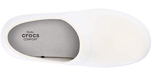 Crocs Neria Pro II Clog, Zuecos para Mujer, Blanco (White 100b), 39/40 EU