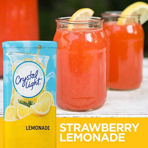 Crystal Light Lemonade Drink Mix, 3.2 oz, Makes 12 qt