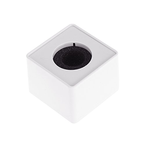 Cubo de ABS para micrófono, de la marca Pixnor, para poner el logo de la empresa, blanco