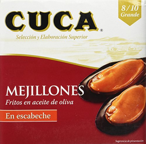 Cuca Mejillón Escabeche - 69 gr - [Pack de 4]