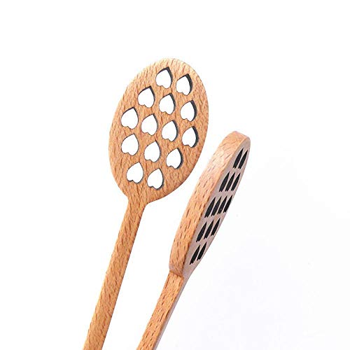 Cuchara De Miel De Madera Con Forma De Corazón De Panal, 30 Palos De Miel, Cuchara De Miel De Mango Largo, Accesorios De Té De Cuchara De Fiesta De Barra