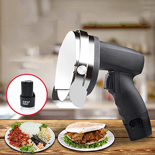 Cuchillo Cortador Eléctrico Para La Rueda Del Kebab Doner Kebab Cuchillo Eléctrico Profesional Inalámbrico Gyro Cuchillo Turco Kebab Slicer Gyro Cutter Voltaje 110 V-220 V Potencia 80 W