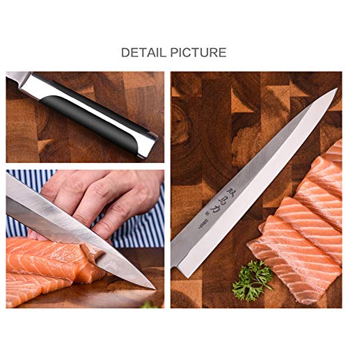 Cuchillo de sashimi Filetes cuchillos japoneses sashimi cuchillo cocinero cuchillos de cocina herramienta del cortador de cocinar el pescado fileteado acero inoxidable cuchillo de filete Sushi