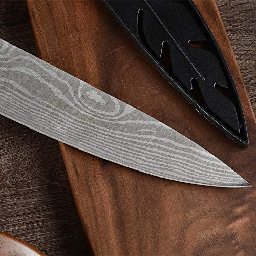 Cuchillo japonés del cocinero cuchillos de cocina Set de acero de Damasco del cocinero que cocina la herramienta Cuchilla de máquina de cortar del cuchillo de cocina de acero al carbono de alta Chef i