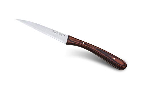 Cuchillo tallar fruta Cuchillo de tallar Mango de madera Cuchillo de cocina Para el tallado de alimentos de frutas y verduras y el corte diario de frutas en el hogar herramientas de cocina (One-Blade)