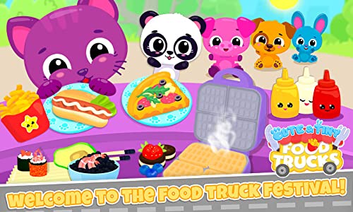 Cute & Tiny Food Trucks - Cooking Fun with Baby Pets