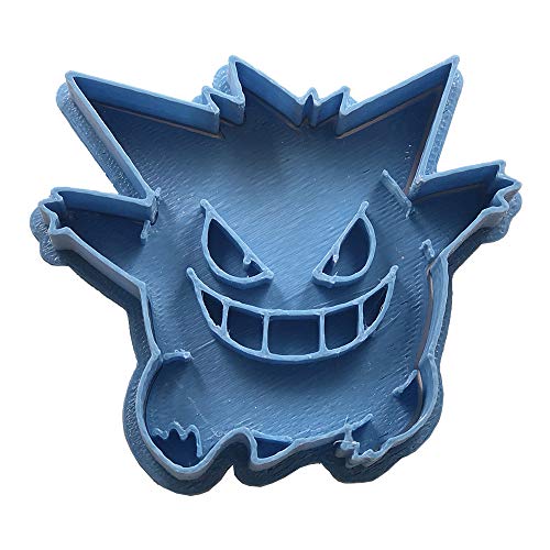 Cuticuter Gengar Pokémon Cortador de Galletas, Azul, 8x7x1.5 cm