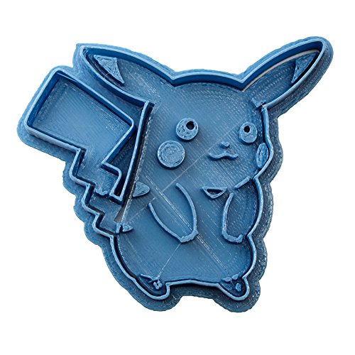 Cuticuter Pokémon Pikachu Cortador de Galletas, Azul, 8x7x1.5 cm