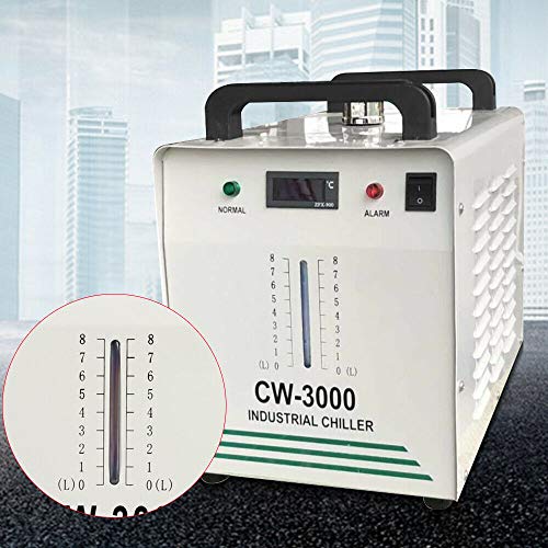 CW3000 - Enfriador de agua industrial de 9 l, con grabado láser