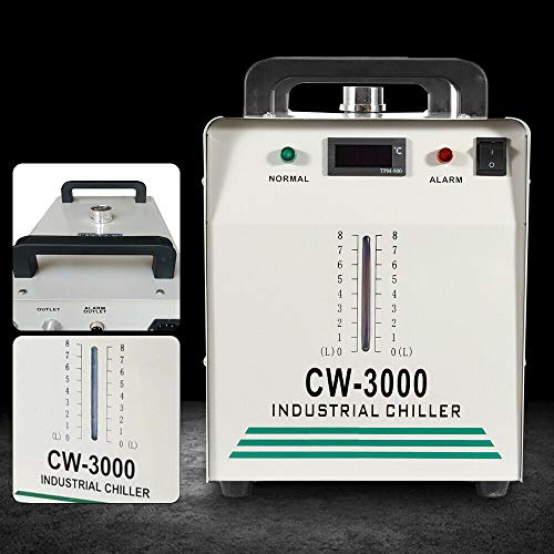 CW3000 - Enfriador de agua industrial de 9 l, con grabado láser