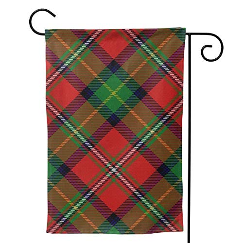 Cy-ril Estilo escocés Clan Boyd Tartan Plaid Bandera de Bienvenida Decoraciones para Fiestas navideñas Adorno Hogar Jardín Patio Decoración Doble Cara 12.5 'x18'