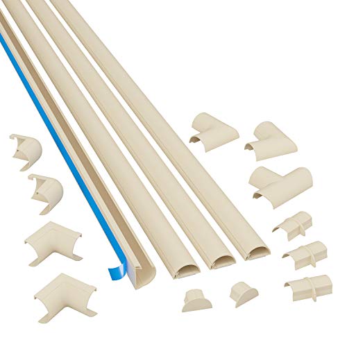 D-Line 3015KIT003 Canaletas para Cables, Magnolia, 30x15mm (Mini)