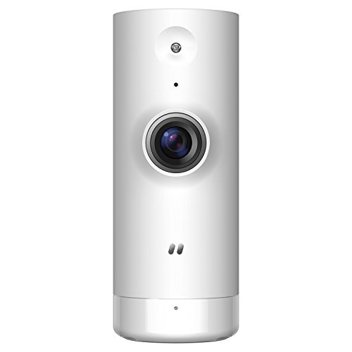 D-Link DCS-8000LH - Cámara IP WiFi de vigilancia con acceso desde móviles, grabación de vídeo en la nube y en el móvil, HD 720p, H.264, compatible Amazon Alexa y Google Home, para iOS/Android