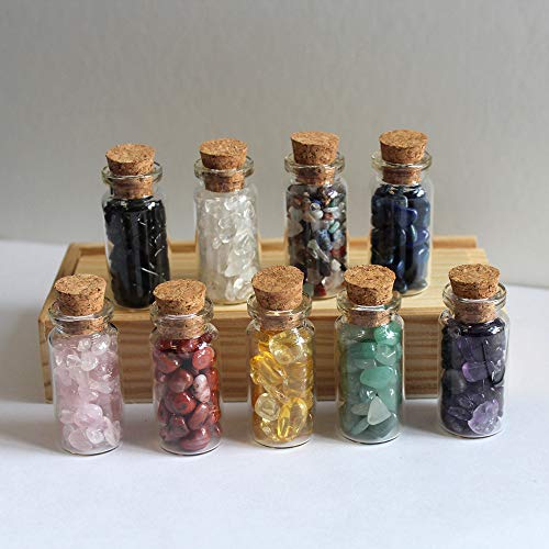 Danmu Art - Botes de Cristal pequeños con tapón de Corcho (50 Unidades, 5 ml)