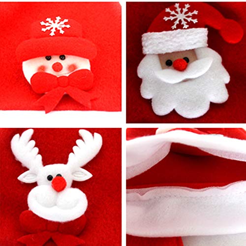 Da.Wa 1X Muñeco de Nieve Navidad Sombreros Fiesta de Navidad Gorro Aniversarios Cumpleaños Aumentar Ambiente Festivo 26 cm * 34 cm Paño