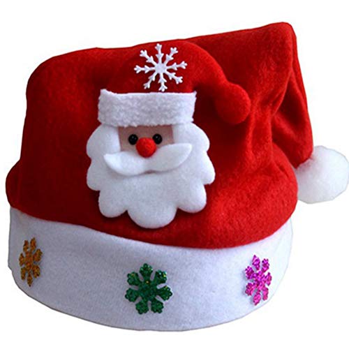 Da.Wa 1X Muñeco de Nieve Navidad Sombreros Fiesta de Navidad Gorro Aniversarios Cumpleaños Aumentar Ambiente Festivo 26 cm * 34 cm Paño