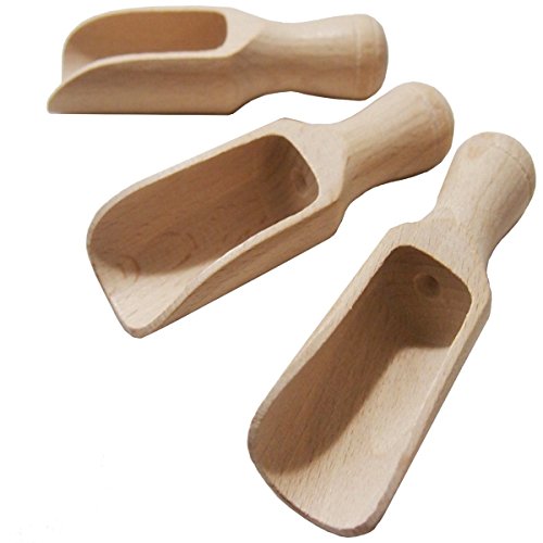 Db C2 Set de palas de servir de madera, 8 cm, 3 unidades