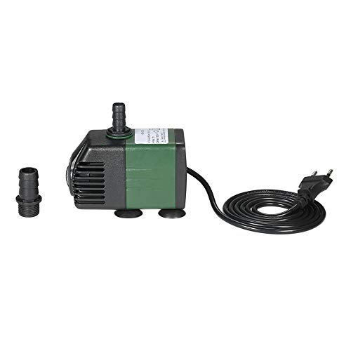 Decdeal Water Strider - 1500L/H 25W Bomba de Agua Sumergible con 2 Boquillas AC220-240V para Acuario Fuentes Jardín de Agua Sistema Hidropónico