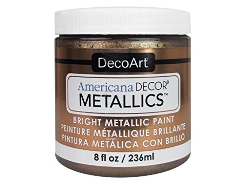 Deco Art Americana – Decoración Jarra de metálico de Pintura, acrílico, Bronce Antiguo, 7 x 7 x 8 cm