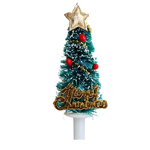 Decoración para tarta de Navidad, diseño de estrella de Papá Noel, con forma de estrella, ideal para decoración de Navidad, fiestas, tartas, cumpleaños, bodas