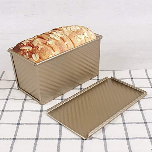 Decoración para tartas c-acero rectangular de fuelle antiadherentes cubren tostadas de pan de molde caja del molde for hornear herramientas respetuosas del medio ambiente for las tortas