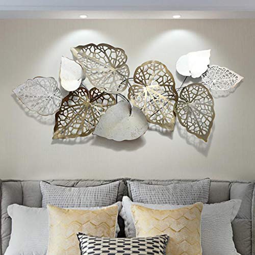 Decoraciones 3D Hechas A Mano De Arte De Pared De Metal Flores De Fondo De Hierro De Artesanía Moderna Europea Regalos De Cocina Dormitorio De La Sala De Estar del Hotel En Casa