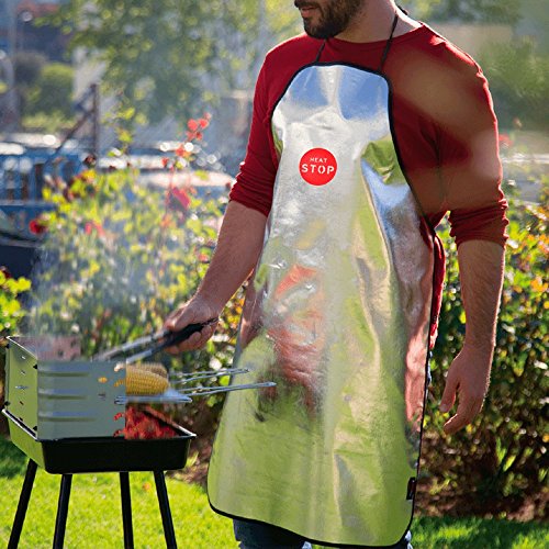 Delantal protector del calor para barbacoa, parrilla y horno