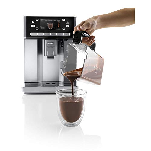 De'Longhi ESAM 6900.M - Máquina espresso, 1350 W, 1.4 L, 80 dB, acero inoxidable/plástico, acero inoxidable