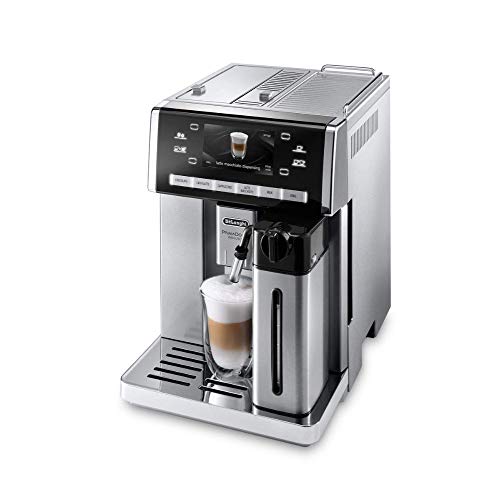 De'Longhi ESAM 6900.M - Máquina espresso, 1350 W, 1.4 L, 80 dB, acero inoxidable/plástico, acero inoxidable