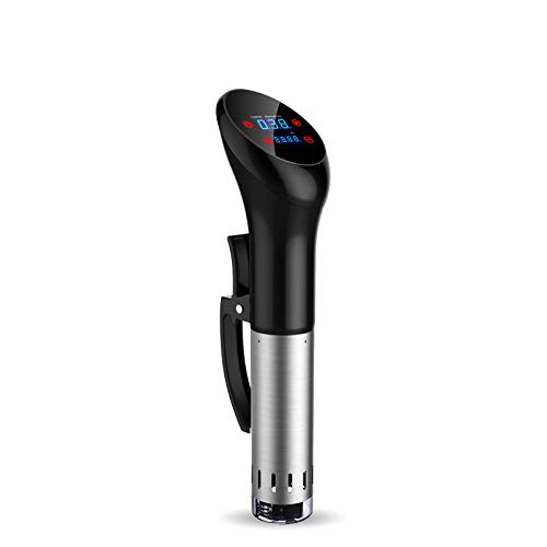 Demo Sous Vide Cocina, térmica Circulador de Inmersión, Sous Vide Pod 1000W Acero Inoxidable Sous Vide máquina, indicador Digital del LED Ultra silencioso, Negro