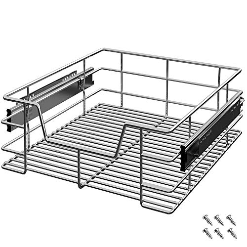 Deuba Cajón telescópico Bandeja de Metal extraíble 50cm Organizador Interior almacenaje para Cocina baño Armario Taller