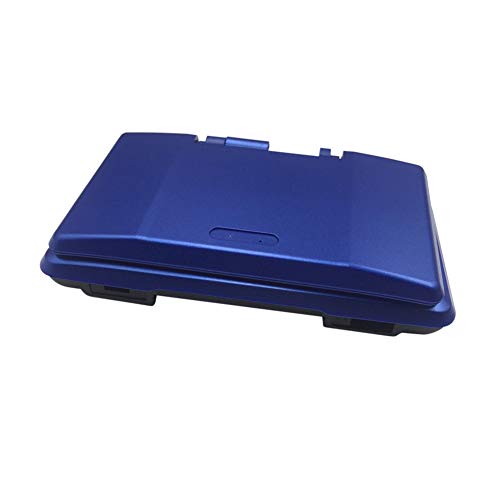 Deylaying Reemplazar Funda Caja Anti Otoño contra Choque Cárcasa Cubierta con Botón Tornillos Pegatinas Kits para Nintendo DS Juego Consola (Azul)