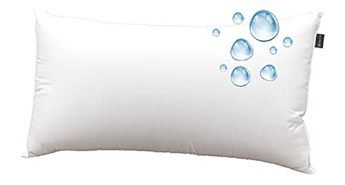 DHestia Hostelería - Funda de Almohada Impermeable con PU y Cremallera FiberWaterProof (Pack 2 uds 80 cm)