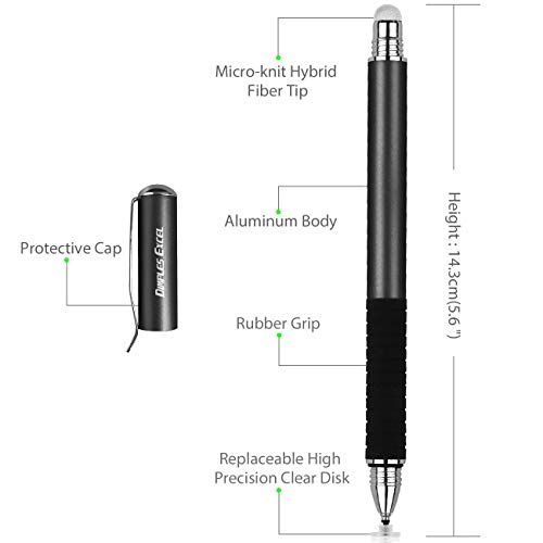 Dimples Excel 2 in 1 Precisión Lápiz para Tactil Tablet iPad Pro Xiaomi Lenovo Huawei Windows Surface Pad Moviles